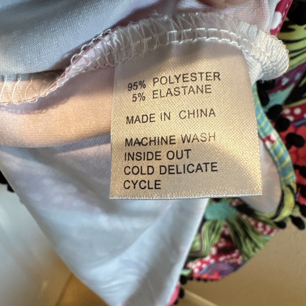 Tracy Negoshian Womens XL Floral Pompom Trim 3/4 Sleeve Tiana Dress Blooming NWT - Picture 10 of 10